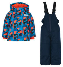 Комплект куртка/полукомбинезон Salve by Gusti, цвет: голубой/оранжевый 9820320