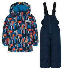 Комплект куртка/полукомбинезон Salve by Gusti, цвет: синий/оранжевый 9820302