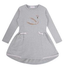 Платье Colabear Принцесса лебедь, цвет: серый 9853683