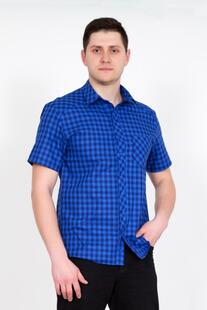 Рубашка мужская Ромио (синяя) Инсантрик 8441