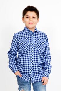 Рубашка детская Митяй (синяя) Инсантрик 9333