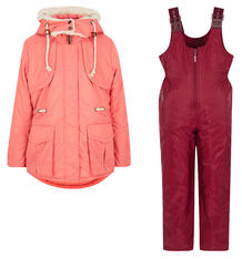 Комплект куртка/полукомбинезон Alpex, цвет: розовый 9835602