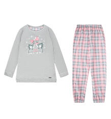 Пижама джемпер/брюки Cornette Winter day, цвет: розовый 9804441
