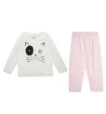 Пижама джемпер/брюки Bossa Nova, цвет: белый/розовый 9573267