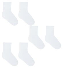 Infinity Kids Комплект носки 3 пары, цвет: белый 9670845