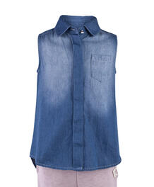 Блузка Button Blue, цвет: голубой 5097961