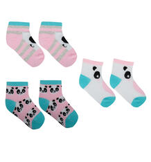 Infinity Kids Комплект носки 3 пары, цвет: розовый/голубой 9670773