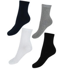 Infinity Kids Комплект носки 5 пар, цвет: белый/серый 9670833