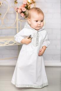 Платье крестильное Alivia Kids Русская традиция, цвет: белый 9532785