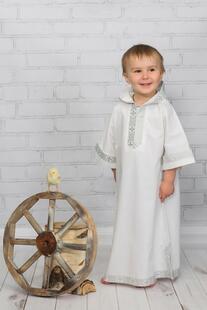 Рубашка крестильная Alivia Kids Русская традиция, цвет: белый 9532707