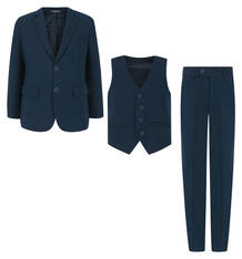 Костюм брюки/пиджак/жилет Rodeng, цвет: синий 9399523