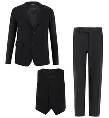 Костюм жилет/пиджак/брюки Rodeng, цвет: черный 6270217