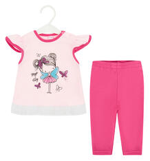 Комплект футболка/бриджи Koala Magiczna wrozka, цвет: розовый 8845789