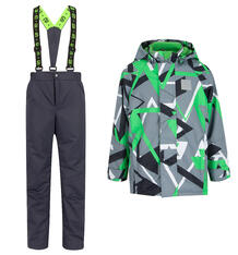 Комплект куртка/брюки Stella, цвет: серый/зеленый 8721715