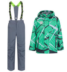 Комплект куртка/брюки Stella, цвет: зеленый/черный 8721649