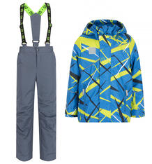 Комплект куртка/брюки Stella, цвет: синий/салатовый 8744041