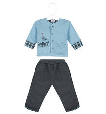 Комплект джемпер/брюки Sofija Gabrys, цвет: голубой 8481865