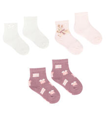Комплект носки 3 шт. Bossa Nova, цвет: розовый/белый/фуксия 8498653