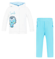 Комплект жакет/брюки Koala, цвет: белый/голубой 8153695