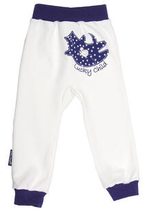 Комплект брюки 3 шт Lucky Child Latka, цвет: белый/синий 2757719