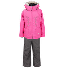 Комплект куртка/полукомбинезон Gusti Boutique, цвет: розовый 3195746