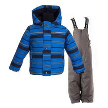 Комплект куртка/полукомбинезон/шапка/шарф/варежки Gusti Boutique, цвет: синий 1150154