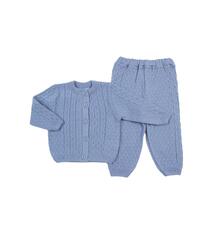 Комплект кофта/брюки Уси-Пуси, цвет: голубой 7681417