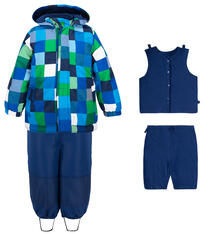 Комплект куртка/полукомбинезон Play Today Маленькие исследователи, цвет: синий PlayToday 3595734