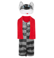 Карнавальный костюм Карнавалия Кот Матрос шапка/комбинезон/шарф, цвет: серый/серый 1224635