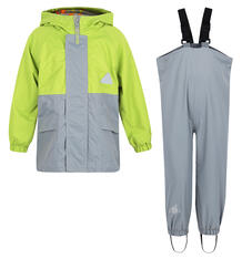 Комплект куртка/полукомбинезон Saima, цвет: салатовый/серый 6854635