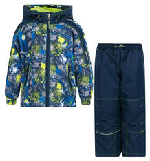Комплект куртка/брюки Saima, цвет: салатовый/синий 6850801