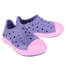 Туфли пляжные Crocs Bump It Shoe K Blue Violet, цвет: фиолетовый 7150279