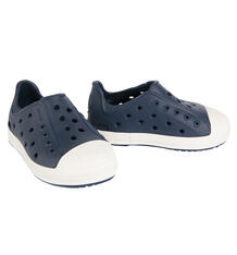 Туфли пляжные Crocs Bumper Toe Shoe Navy/Oyster, цвет: синий 7144219