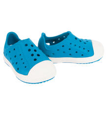 Туфли пляжные Crocs Bump It Shoe K Ultramarine/Oyster, цвет: синий 7142749