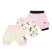Комплект шорты 3 шт Lucky Child Феечки, цвет: белый/розовый 7113913