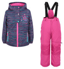 Комплект куртка/полукомбинезон Peluche&Tartine, цвет: фиолетовый Peluche & Tartine 6793099