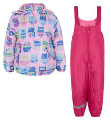 Комплект куртка/полукомбинезон Bony Kids, цвет: розовый 6769831
