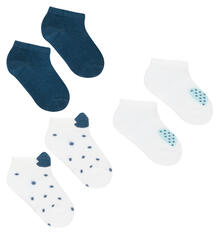 Bossa Nova Комплект носки 3 шт., цвет: белый/синий 6533851