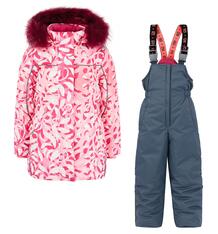 Комплект куртка/полукомбинезон Stella Хохлома, цвет: розовый 6612937