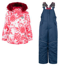 Комплект куртка/полукомбинезон Stella Винтаж, цвет: розовый 6612499