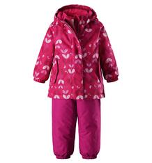Комплект куртка/брюки Reima Tec Ohra, цвет: розовый Lassie by Reima 6241345