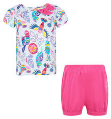 Комплект блузка/шорты Umka, цвет: розовый/белый Умка 6272029
