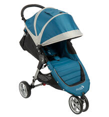 Прогулочная коляска Baby Jogger City Mini Single, цвет: голубой/серый 182091