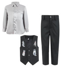 Комплект жилет/брюки Милашка Сьюзи, цвет: черный 5712571