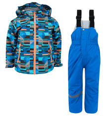 Комплект куртка/полукомбинезон IcePeak Геометрия, цвет: синий 4987273