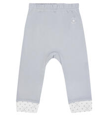 Комплект брюки 2 шт Lucky Child Дуэт, цвет: серый/бежевый 4544041