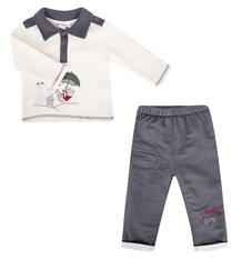 Комплект кардиган/брюки Sun City Винни Пух, цвет: серый 3900211