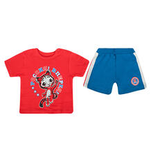 Комплект футболка/шорты Pelican, цвет: красный 2832008
