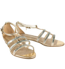 Босоножки Bibi shoes, цвет: золотой 2744918