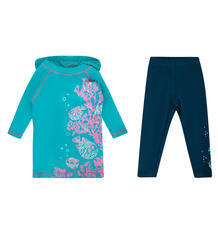 Комплект платье/брюки Pelican, цвет: голубой 2684264